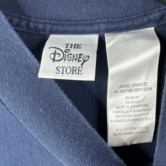 Vintage The Disney Store Adult Large Dopey Short-Sleeve Embroidered Shirt - Picture 4 of 9